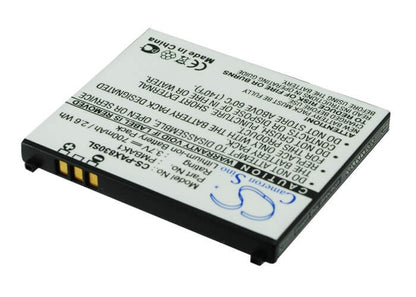 3.7V, 700mAh, Li-ion Battery fits Softbank, 824p, 830p, 2.59Wh