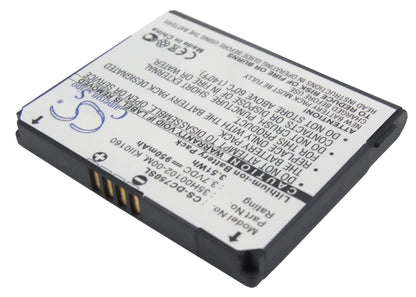 3.7V, 950mAh, Li-ion Battery fits Dopod, C750, 3.515Wh