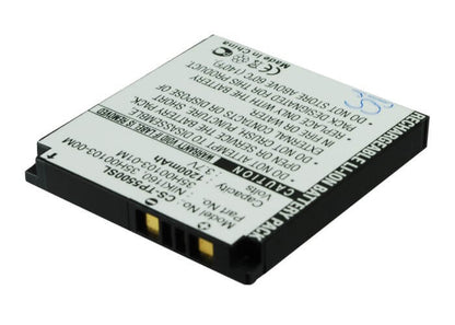 3.7V, 1200mAh, Li-Polymer Battery fits Dopod, S600, 4.44Wh