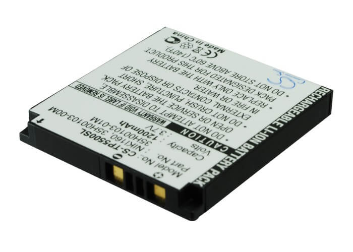 3.7V, 1200mAh, Li-Polymer Battery fits Ntt Docomo, Ht1100, 4.44Wh