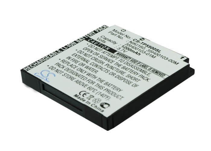 3.7V, 1200mAh, Li-Polymer Battery fits Ntt Docomo, Ht1100, 4.44Wh