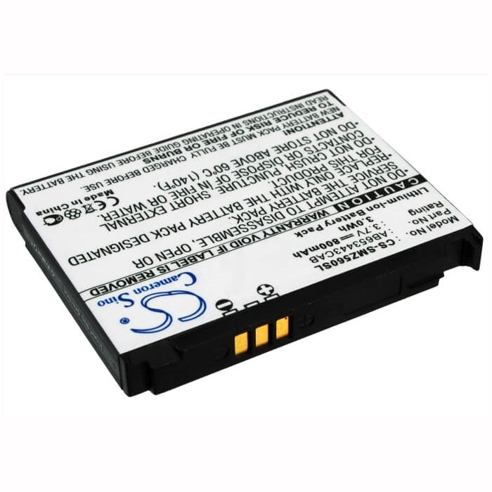 3.7V, 800mAh, Li-ion Battery fits Samsung, Behold Sgh-t919, Behold T919, 2.96Wh