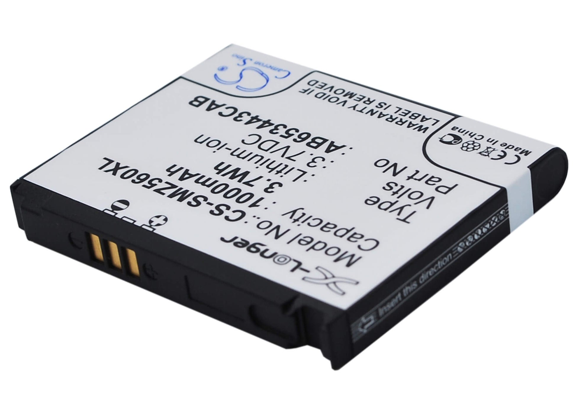 Mobile, Smartphone 3.7V, 1000mAh, Li-ion Battery fits Samsung, Behold Sgh-t919, Behold T919, 3.7Wh