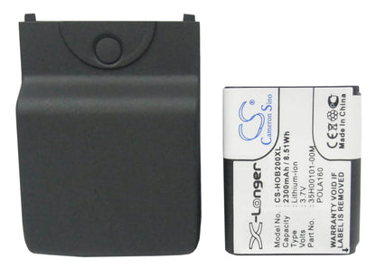 3.7V, 2300mAh, Li-ion Battery fits O2, Xda Orbit 2, Xda Orbit Ii, 8.51Wh