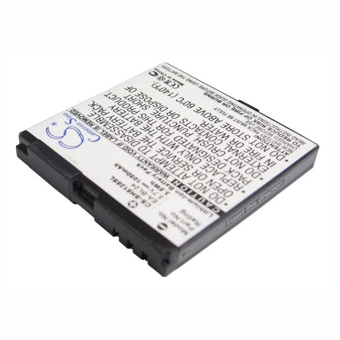 3.7V, 1050mAh, Li-ion Battery fits Sharp, Sh8118, Sh8118u, 3.885Wh
