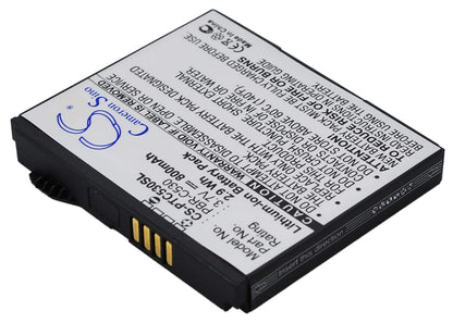 3.7V, 800mAh, Li-ion Battery fits Pantech, C530, C530 Slate, 2.96Wh
