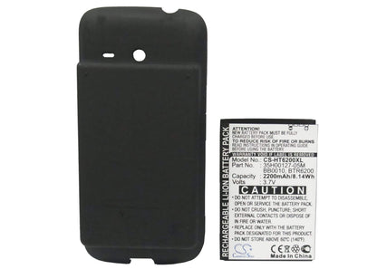 3.7V, 2200mAh, Li-ion Battery fits Htc, Droid Eris, Droid Eris 6200, 8.14Wh