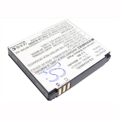 3.7V, 880mAh, Li-ion Battery fits Huawei, C5900, C5990, 3.256Wh