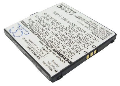 3.7V, 550mAh, Li-ion Battery fits Emporia, Elson El370, 2.035Wh
