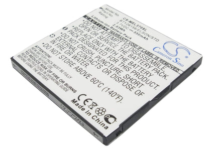 3.7V, 550mAh, Li-ion Battery fits Elson, El370, Mobilfunk, 2.035Wh