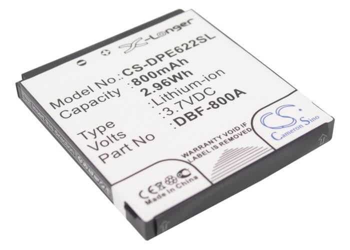 3.7V, 800mAh, Li-ion Battery fits Doro, 1362, 2314, 2.96Wh