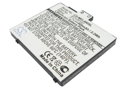 3.7V, 600mAh, Li-ion Battery fits Emporia, Elson El490, 2.22Wh