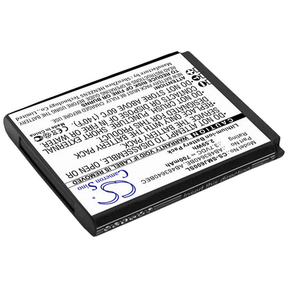 3.7V, 700mAh, Li-ion Battery fits Samsung, B3210 Corby Txt, Corby Txt, 2.59Wh
