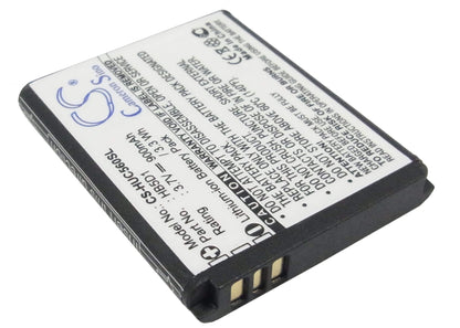 3.7V, 900mAh, Li-ion Battery fits Huawei, C5110, C5600, 3.33Wh