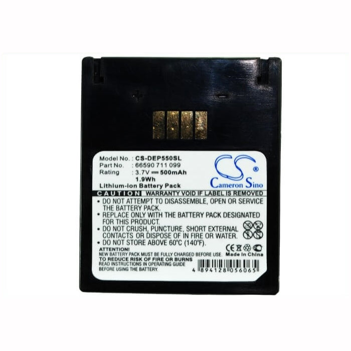 3.7V, 500mAh, Li-ion Battery fits Konftel, 55, 55w, 1.85Wh