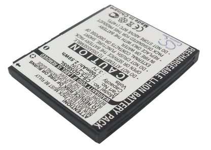 3.7V, 700mAh, Li-ion Battery fits Lg, Gd580, Gd580 Lollitop, 2.59Wh