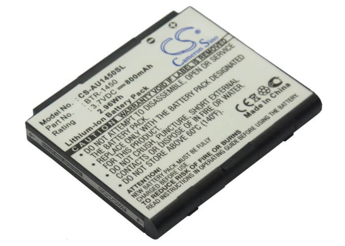 3.7V, 800mAh, Li-ion Battery fits Audiovox, 1450m Super Slice, Cdm-1450, 2.96Wh