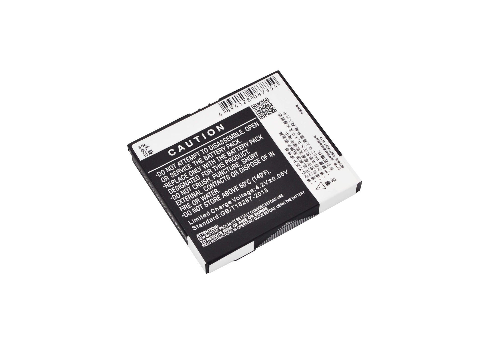3.7V, 850mAh, Li-ion Battery fits K-touch, A912, A915, 3.145Wh