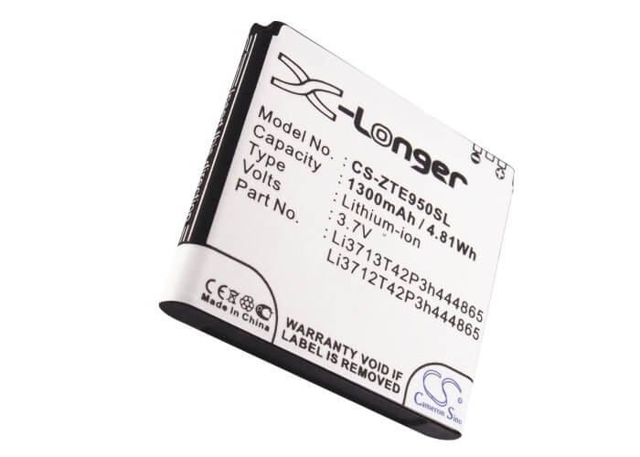 3.7V, 1300mAh, Li-ion Battery fits Base, Lutea, 4.81Wh
