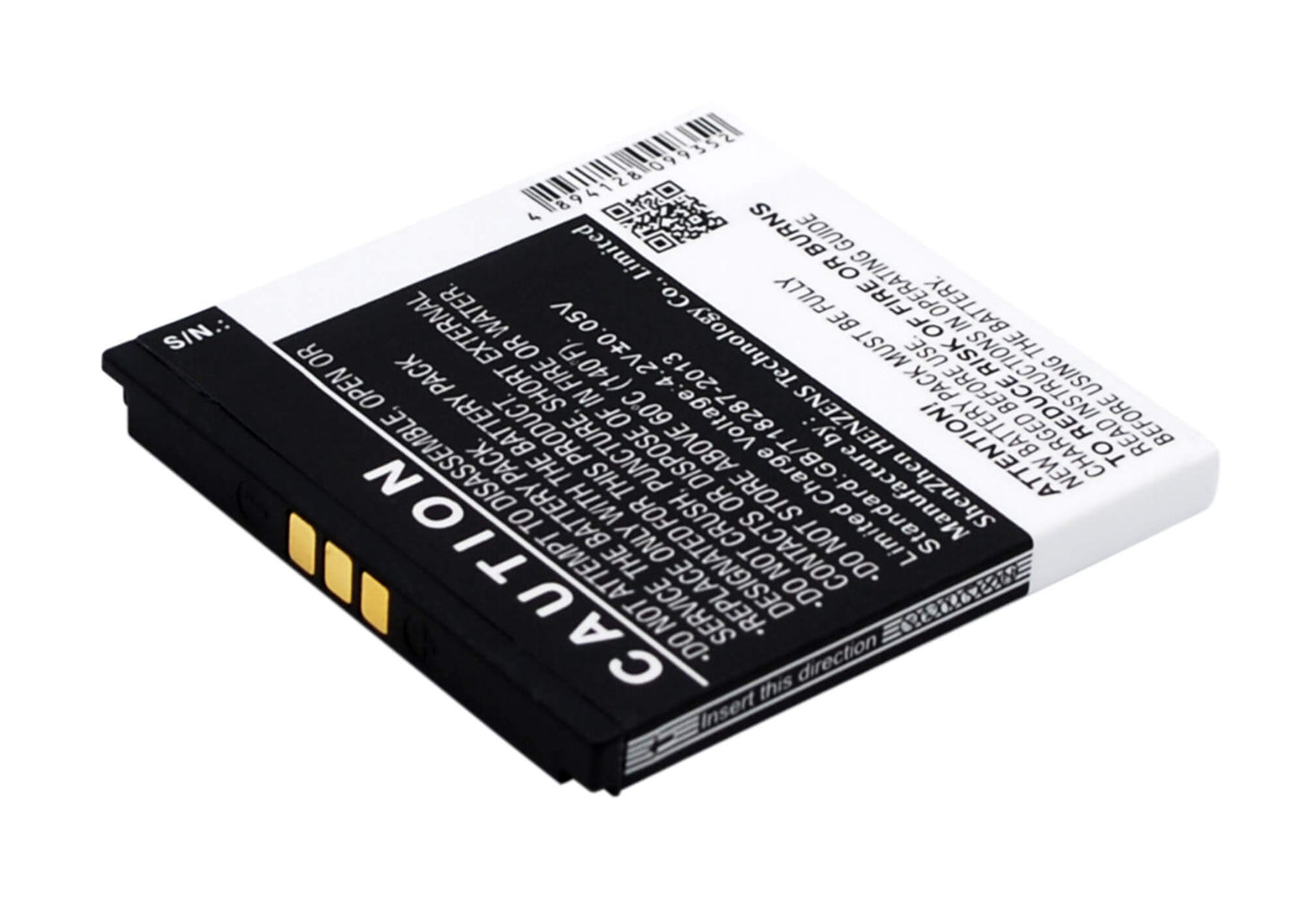 3.7V, 700mAh, Li-ion Battery fits Kazam, Life B6, 2.59Wh