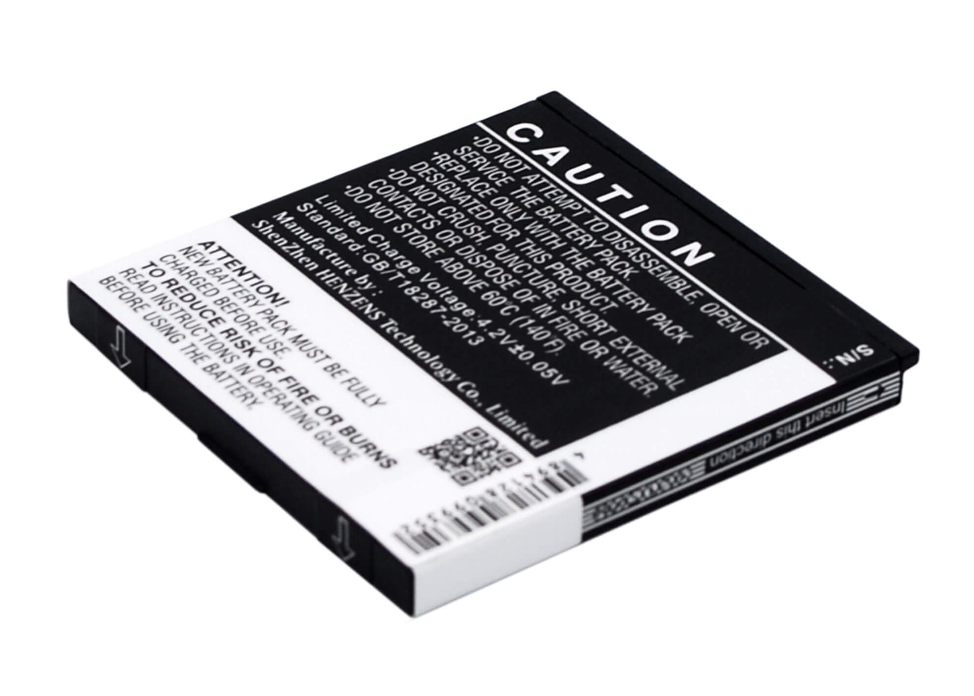 3.7V, 700mAh, Li-ion Battery fits Kazam, Life B6, 2.59Wh