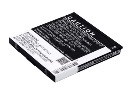 3.7V, 700mAh, Li-ion Battery fits Kazam, Life B6, 2.59Wh