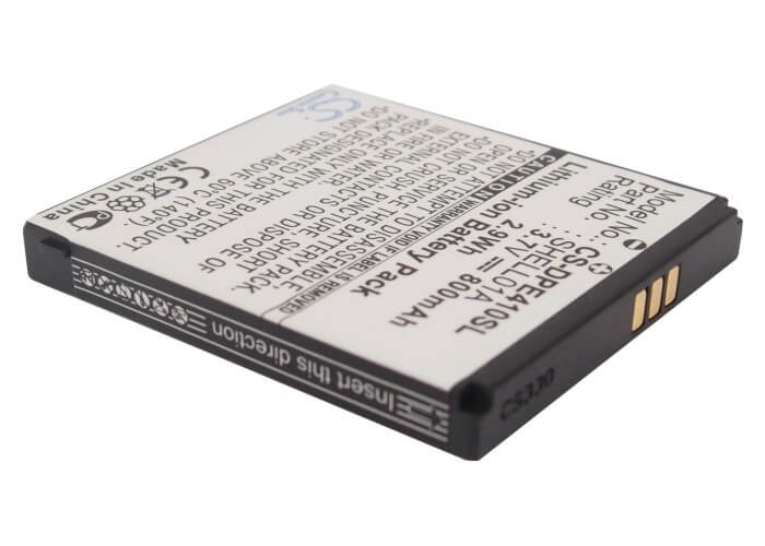 3.7V, 800mAh, Li-ion Battery fits Doro, Phoneeasy 409, Phoneeasy 409gsm, 2.96Wh