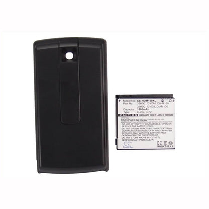 3.7V, 1800mAh, Li-ion Battery fits Htc, Touch Diamond P3051, Touch Diamond P3701, 6.66Wh
