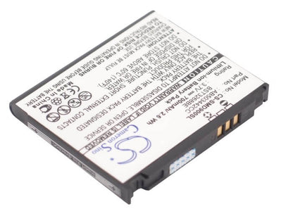 3.7V, 700mAh, Li-ion Battery fits Samsung, Gh-e788, Sgh-d900, 2.59Wh