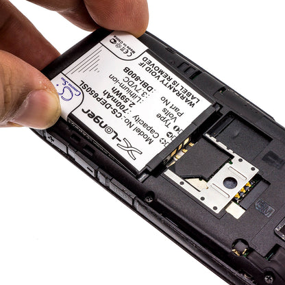 3.7V, 700mAh, Li-ion Battery fits Doro, Liberto 650, Secure 580, 2.59Wh