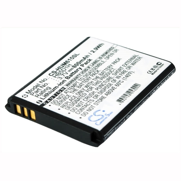 3.7V, 800mAh, Li-ion Battery fits Metropcs, Pinnacle 2, 2.96Wh