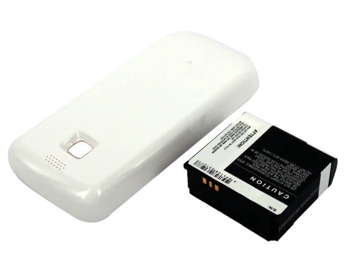 White, 3.7V, 2680mAh, Li-ion Battery fits T-mobile, G1 Touch, Mytouch 3g, 9.916Wh