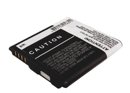 3.7V, 1000mAh, Li-ion Battery fits Blackberry, Apollo, Curve 9350, 3.7Wh
