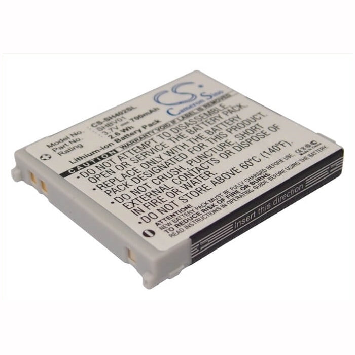 3.7V, 700mAh, Li-ion Battery fits Softbank, V402sh, 2.59Wh