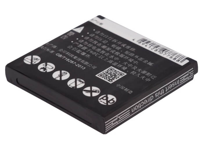 3.7V, 900mAh, Li-ion Battery fits Oppo, U539, 3.33Wh
