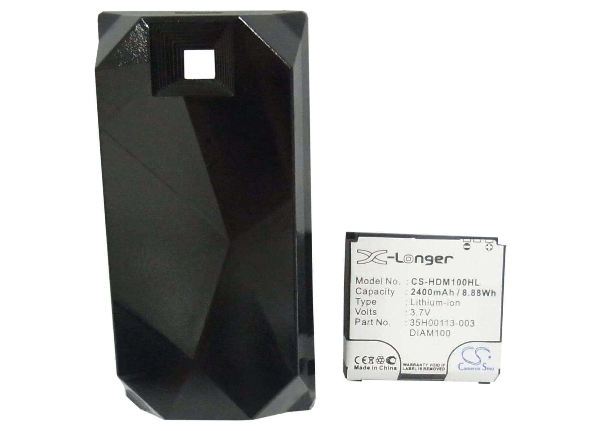 3.7V, 2400mAh, Li-ion Battery fits Dopod, S900, 8.88Wh