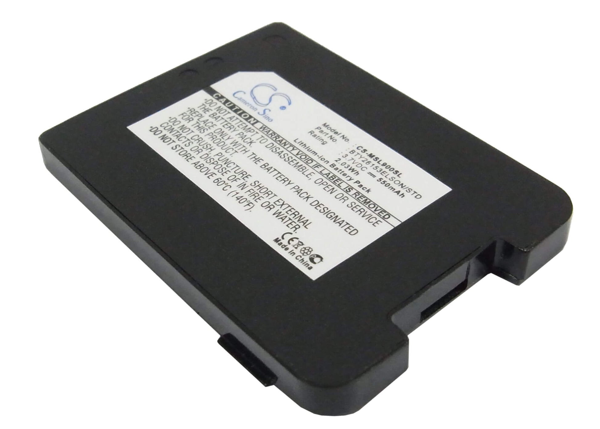3.7V, 550mAh, Li-ion Battery fits Emporia, Elson Sl900, Elson Sl900a, 2.035Wh