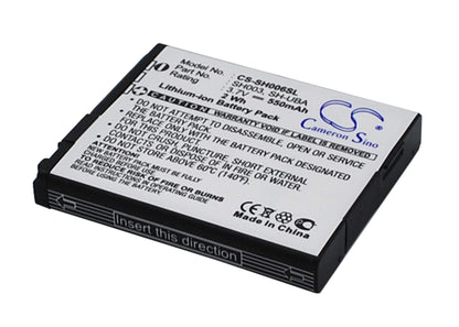 3.7V, 550mAh, Li-ion Battery fits Sharp, 003sh, Aqous Shot Sh003, 2.035Wh