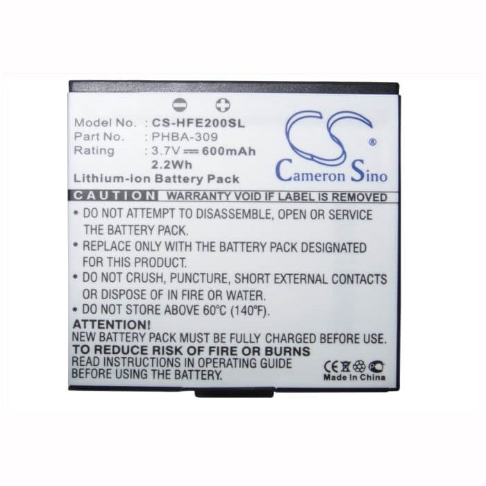 3.7V, 600mAh, Li-ion Battery fits Hagenuk, E20, 2.22Wh