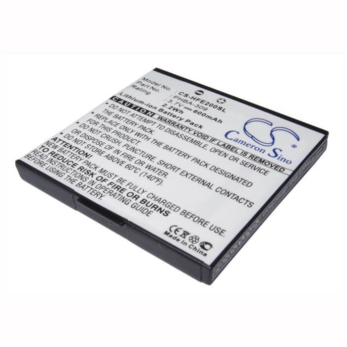 3.7V, 600mAh, Li-ion Battery fits Telefunken, Eurofon T20, 2.22Wh