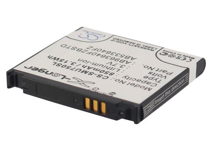 3.7V, 850mAh, Li-ion Battery fits Samsung, Alias 2, Alias 2 U750, 3.145Wh