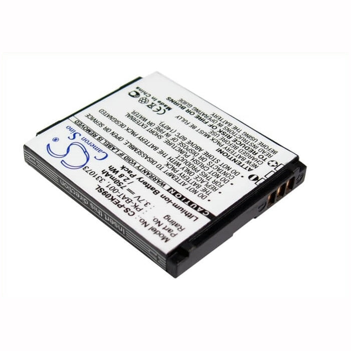 3.7V, 750mAh, Li-ion Battery fits Peek, 9, Pronto, 2.775Wh