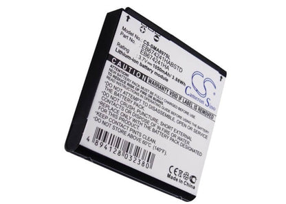 3.7V, 1050mAh, Li-ion Battery fits Samsung, Mythic A897, Mythic Sgh-a897, 3.885Wh