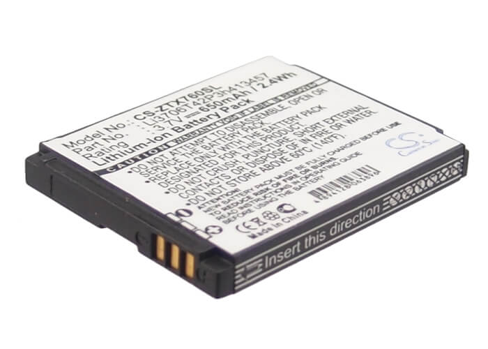 3.7V, 650mAh, Li-ion Battery fits Orange, Vegas, 2.405Wh