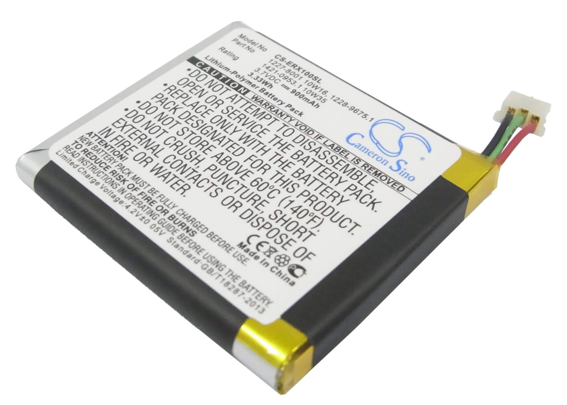 3.7V, 900mAh, Li-Polymer Battery fits Sony Ericsson, E10i, Xperia X10 Mini, 3.33Wh