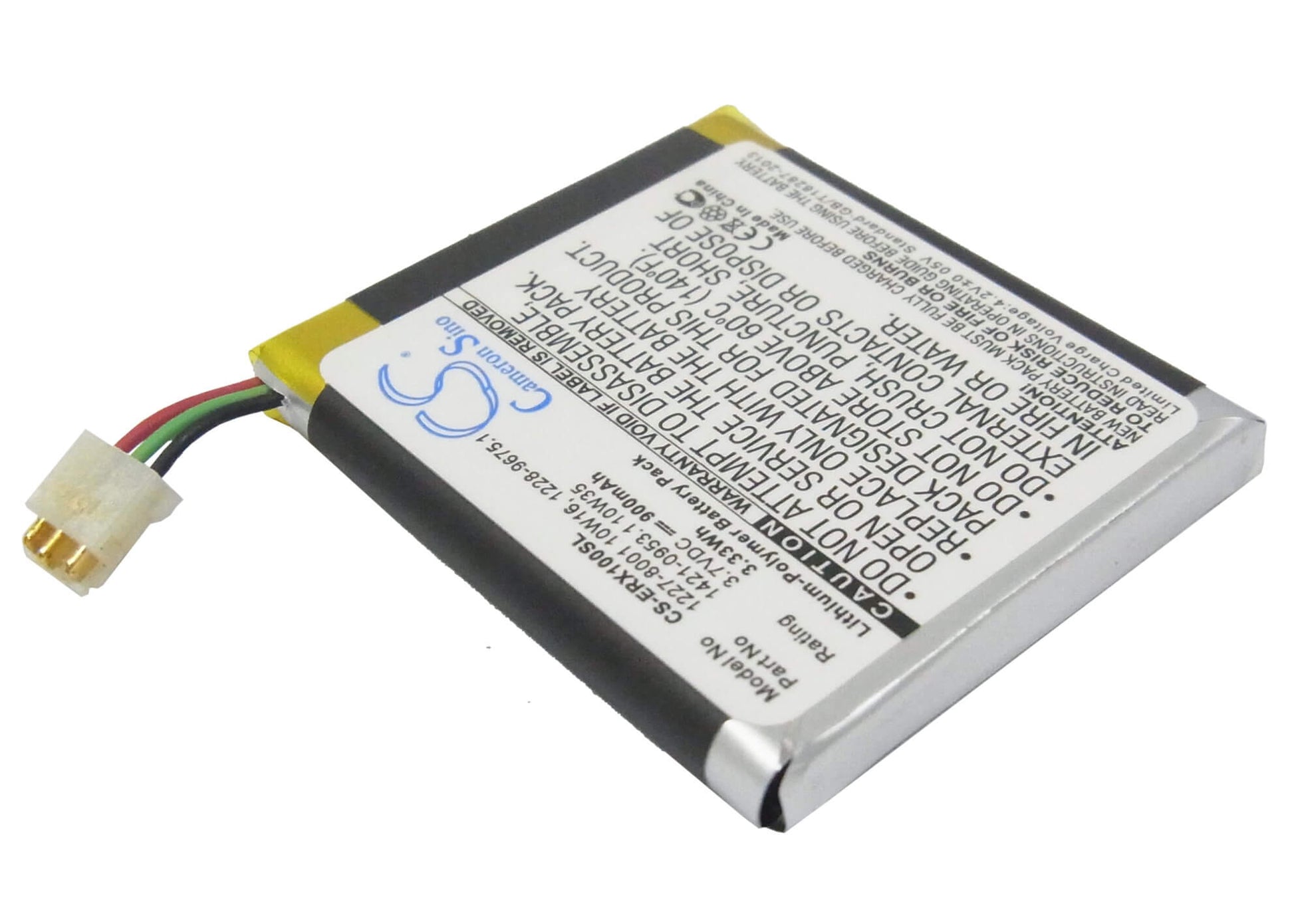 3.7V, 900mAh, Li-Polymer Battery fits Sony Ericsson, E10i, Xperia X10 Mini, 3.33Wh