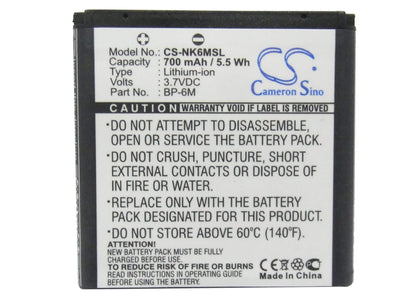 3.7V, 700mAh, Li-ion Battery fits Mobiado, Lucido, Luminoso, 2.59Wh