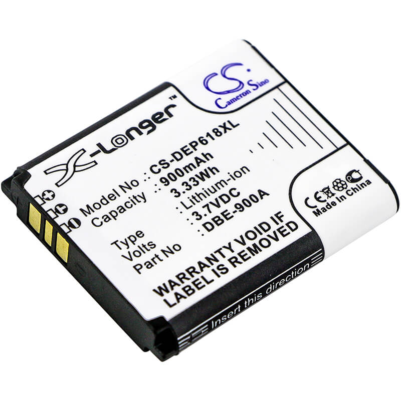 3.7V, 900mAh, Li-ion Battery fits Doro, Phoneeasy 618, 3.33Wh