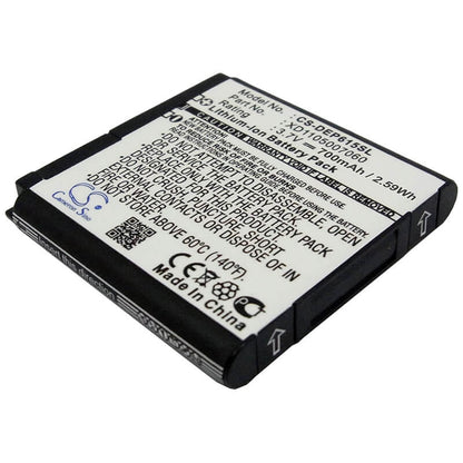 3.7V, 700mAh, Li-ion Battery fits Doro, Dp615, Phoneeasy 614, 2.59Wh