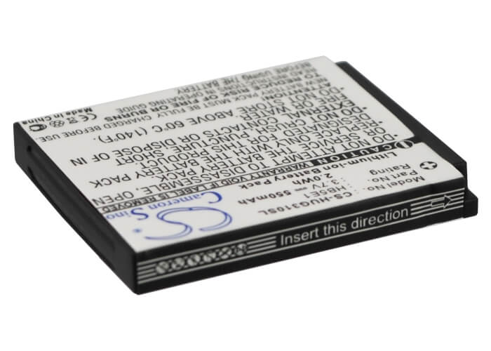 3.7V, 550mAh, Li-ion Battery fits Huawei, C3100, G2201, 2.035Wh